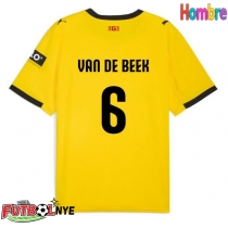 Camiseta Girona Donny van de Beek #6 Visitante Equipación 2025-26 manga corta